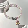 Perlé Strand Mignon Petit Castor Lubby Loopy Bracelet Coréen Niche Conception Chaîne De Clavicule Femmes Personnalisé Drop Livraison Bijoux Dhh2P