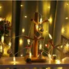 Décorations de Noël Piquets Guirlandes lumineuses LED Clip Cartes Pos Titulaire Fée Lumineuse Mariage Fête d'anniversaire Décoration de la Saint-Valentin