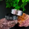 Cluster Rings Nordic Odin Viking Trinity Ring Stainless Steel Fashion Vintage Vikings Men Women Simple Amulet Jewelry Gift Wholesale