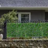 Dekorativa blommor konstgjorda blad integritet staket vägg landskapsarkitektur skärm utomhus trädgård bakgård balkong universell panel