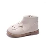 Boots Girls '2024 Autumn/Winter Radish Cotton Short Princess Shoes Zapatos Nieve Baby Trendy Little Kids'