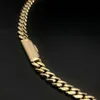 Factory Custom New Arrival 22 Zoll 10mm echtes S925 Silber 10k 14k 18k Gold Miami Cuban Link Chain Halskette für Damen Herren