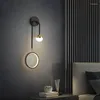 Wall Lamp Nordic Creative Led Post-modern El Club Clothing Store Villa Living Room Bedroom Bedside Dining Lamps