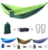 Wandelen Camping Hangmat Draagbare Canvas Veiligheid Parachute Hamack Hangende Stoel Outdoor Dubbele Persoon Leisure Hangmatten CD6998019