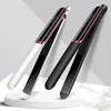 Professional Portable Flat Iron Fourth Gear Ceramic Hair Iron Strainten och Curler 2 i 1 hårrätan enhet 240219