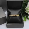 Designer Bangle Armband For Woman Brand Designer Diamond Luxury Gold Plated 18k Högsta Counter Quality Classic Style Designer Anniversary Present With Box 016