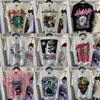 Shirt Men's T-shirt Short sleeved T-shirt Men's High Quality Street Clothing Hip Hop Fashion T-shirt Hell Star