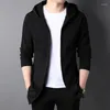 Kurtki męskie High End Designer Dasual Fashion Casual Fashion Style Korean Style For Men Solid Color Ubrania z kapturem