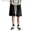 Herr shorts brev skum tryckt mens shorts sommar mode y2k shorts herr gata basket gym Bermuda shorts 2023 Q240305