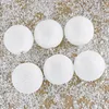 Décoration de fête 6 pièces 6/8 cm boule de noël blanche pendentif arbre de noël suspendus ornements pour l'année maison boules en plastique paillettes