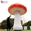 wholesale 7mH (23ft) avec ventilateur Sortie d'usine éclairage gonflable réaliste modèle de champignon jouets sport gonflage plantes artificielles pour la décoration d'événement de fête en magasin