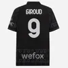 AC S 23 24 Maillots de football GIROUD DE KETELAERE RAFA LEAO Maillot de football Quatrième Hommes Enfants Kit Jersey PULISIC Loftus-Cheek THEO Camiseta Futbol