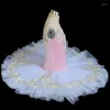 Stage Wear 2024 Pink White Lake Swan Ballet Tutu Skirt Children's Professional Woman And Girl Ballerine Dance