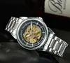 orologi da uomo meccanici automatici in ceramica orologi da polso in acciaio inossidabile completo orologio da polso luminoso con zaffiro business casual montre de luxe R99872