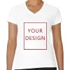 T-Shirts new Your OWN Design Women Tshirt Brand Logo/Picture Custom slim body DIY pic Tshirt women Female summer Tops tee women clothes