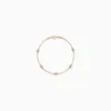 Recommandation populaire : design en or rose 18 carats, bracelet en diamant minimaliste, tendance et classique.