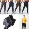 Lu Mens Jogger Long Pants Sport Yoga Outfit snabb torrt dragkammare Gymfickor Sweatpants Byxor LL Casual Elastic Midje Fitness 5120ESS