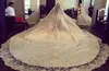 Luxury 3M Long Rhinestones Cathedral Wedding Veils With Lace Applique One Layer Tulle Bridal Veil With Comb Bridal Accessories5350506