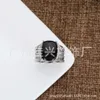 Designer David Yumans Yurma Jóias ABABLACK Diamond Button Popular Cross X Ring