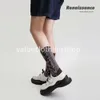 Renaissance Geschenkbox Damensocken Muster Medium Tube Socken Damen gekämmte Baumwolle Instagram Red Tide Socken