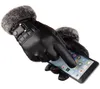 Erkek Noel Hediyesi Kalın Siyah Sıcak Çamaşır Deri Eldivenler İş Wing Dokunmatik Ekran Eldiven 2021 Moda Tasarımı8702143