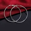 Diameter 5-8 cm Partihandel 14K Guldörhängen för kvinnor Lady Girl High Quality Fashion Classic Jewelry