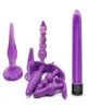 7 PCSSet Anal Vibrator Sex Toys For Women Bullet Beads Butt Plugs Vuxna sexprodukter för par Anal Erotic Toys Sex Shop Y189088705268