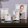 Frames Mirrored Glass Po Frame European Vintage Style Picture Vertical Or Horizontal Dual-Use