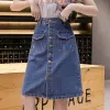 Jupe pas cher en gros 2021 printemps été automne nouvelle mode décontractée sexy femmes jupe femme femme OL denim jupe Py1583