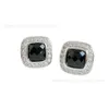 Designer David Yumans Yurma Jewelry 925 Pure Silver Earrings Popular 5a Zircon Earrings