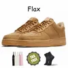 Designer-Freizeitschuhe AF1 AF1S Force1 1S Triple White Black Low Utility Wheat Damen Herren Outdoor Jogging Forces Sports Sneakers Trainer