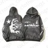 2024 Designer Hellstar Hoodie Mens Hoodies Hellstars Felpa con cappuccio da donna Pullover Long Pullover Street Street Hip Hop Pantaloni casual tracce con cappuccio con cappuccio