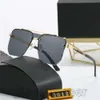 مصمم النظارات الشمسية نظارات فاخرة مستطيل Gafas de sol eyewear إكسسوارات القيادة على شاطئ الجزيرة إطار بسيطة