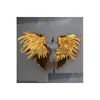 Décoration de fête Grande taille Ailes d'ange en or Beautif Po Accessoires de tir de haute qualité Fourniture d'affichage 4 kg Ne convient pas à une usure prolongée Ems DH17X