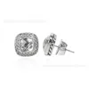 デザイナーのデビッド・ユーマンス・Yurma Jewelry 925 Pure Silver Earrings Popular 5A ZirconEarrings