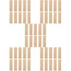 50 pièces artisanat bricolage bambou bois signet enfant signets blanc en bois étiquettes cadeaux décoration 240227