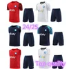 24 25 Yetişkin Kısa Kollu Napoli Trailsuit Futbol Jersey 2024 2025 Futbol Terozları Kiti SSC Napoli Sleeless AE7 D10S Eğitim Takım Tren Tuta Chandal Jogging