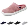 Slippers for men women Solid color hots low soft black white royal blue Multis walking mens womens shoes trainers GAI