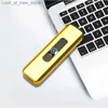 Lighters Touch switch charging light windproof USB charging light smoking electronic accessories Q240305
