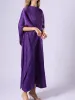 Vestido Feminino Casual Maxi, Longo, Plus Size, Elegante, Longue, Noite, Noite, Gala, Roxo, Maxi Robe, Designer