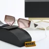 Lunettes de soleil de concepteur pour femmes hommes chaîne avec lunettes de soleil mode lunettes de soleil classiques luxe polarisé pilote PC cadre surdimensionné UV400 lunettes 3656