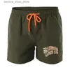 Herren-Shorts Designer Männer Marke gedruckt atmungsaktiven Stil Running Sport für lässige Sommer-Elastizität Billionaire Beach Hosen Badeanzug Q240305