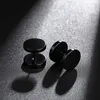 Boucles d'oreilles à clous en acier inoxydable pour hommes et femmes, 4 à 9 paires, plusieurs Styles, ensemble noir, mode, Piercing, Punk, Hip Hop, bijoux d'oreille