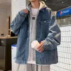 Men's Jackets 2024 Denim Jacket Men Vintage Jean Street Coats Famous Casual Fashion Male Solid Color Turn Down Collar Clothing Y30