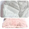 Decken Born Baby Velet Decke Cartoon Kapuze Bettwäsche Quilts Infrant Jungen Mädchen Wrap Swaddling Kleidung Winter Kleinkind Dicker Overall