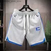 Shorts masculinos novos shorts ao ar livre coreano harajuku alta rua meia calças verão casual cinza shorts para homens shorts de basquete q240305