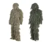 3D универсальные камуфляжные костюмы, лесная одежда, регулируемый размер, маскировочный костюм для охоты, армейский уличный снайперский комплект, Kits4806214
