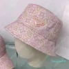 디자이너 버킷 모자 야구 캡 남성용 모자 여성 피트 모자 Casquette Femme Luxe Gorras 전체 기하학적 패턴 태양 모자