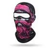 Bandanas 3D crâne barbe imprimé cagoule pour hommes femmes en plein air multifonctionnel chapeaux moto motocross cyclisme masque complet casquette