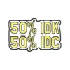 ブローチピンブローチ楽しいダイアログエナメルカスタム50 idn idc im ed疲れたラペルバッジquot